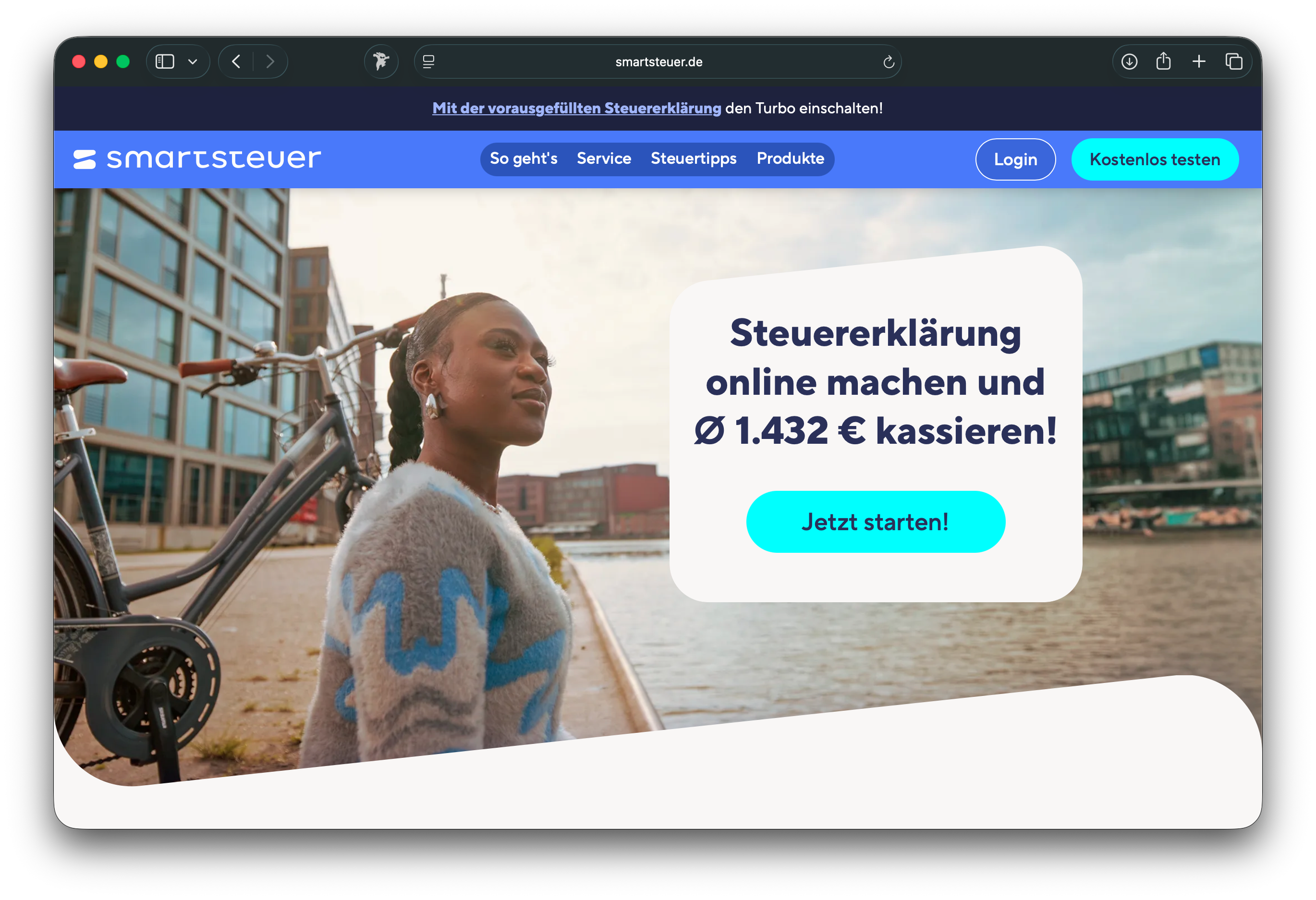 Screenshot von smartsteuer